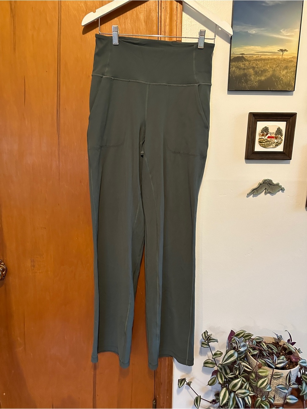 lululemon athletica Olive Green High-Rise pants